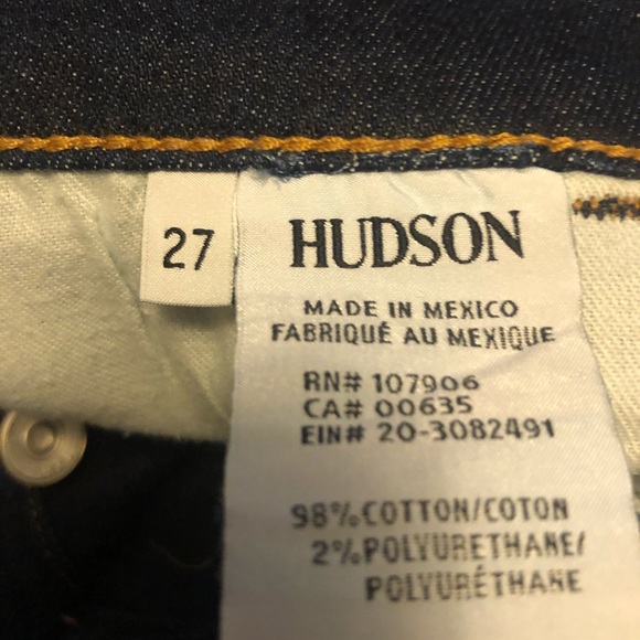 HUDSON Women’s Blue Jeans Size 27 - Picture 7 of 7